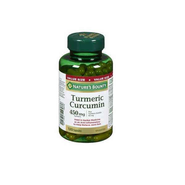 Nature's Bounty Turmeric Curcumin 450 mg 120 Capsules