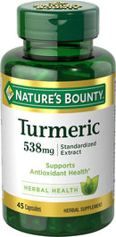 Nature's Bounty Turmeric 538mg - 45 capsules - Antioxidant