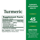 Nature's Bounty Turmeric 538mg - 45 capsules - Antioxidant