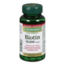 Nature's Bounty Biotin 10000 mcg - 120 Softgels - Vitamin B