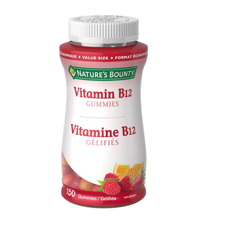 Nature's Bounty B-12 Gummies 150 Gummies