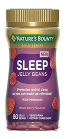 Nature's Bounty VitaBeans Sleep - Mixed Berry 80 Gummies - Sleep Supplement