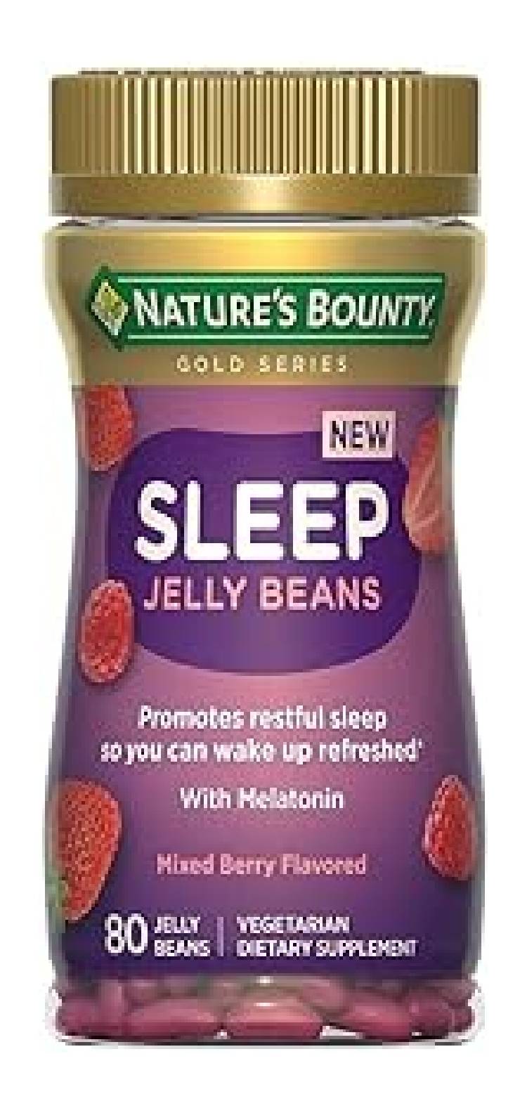 Nature's Bounty VitaBeans Sleep Mixed Berry / 80 Gummies