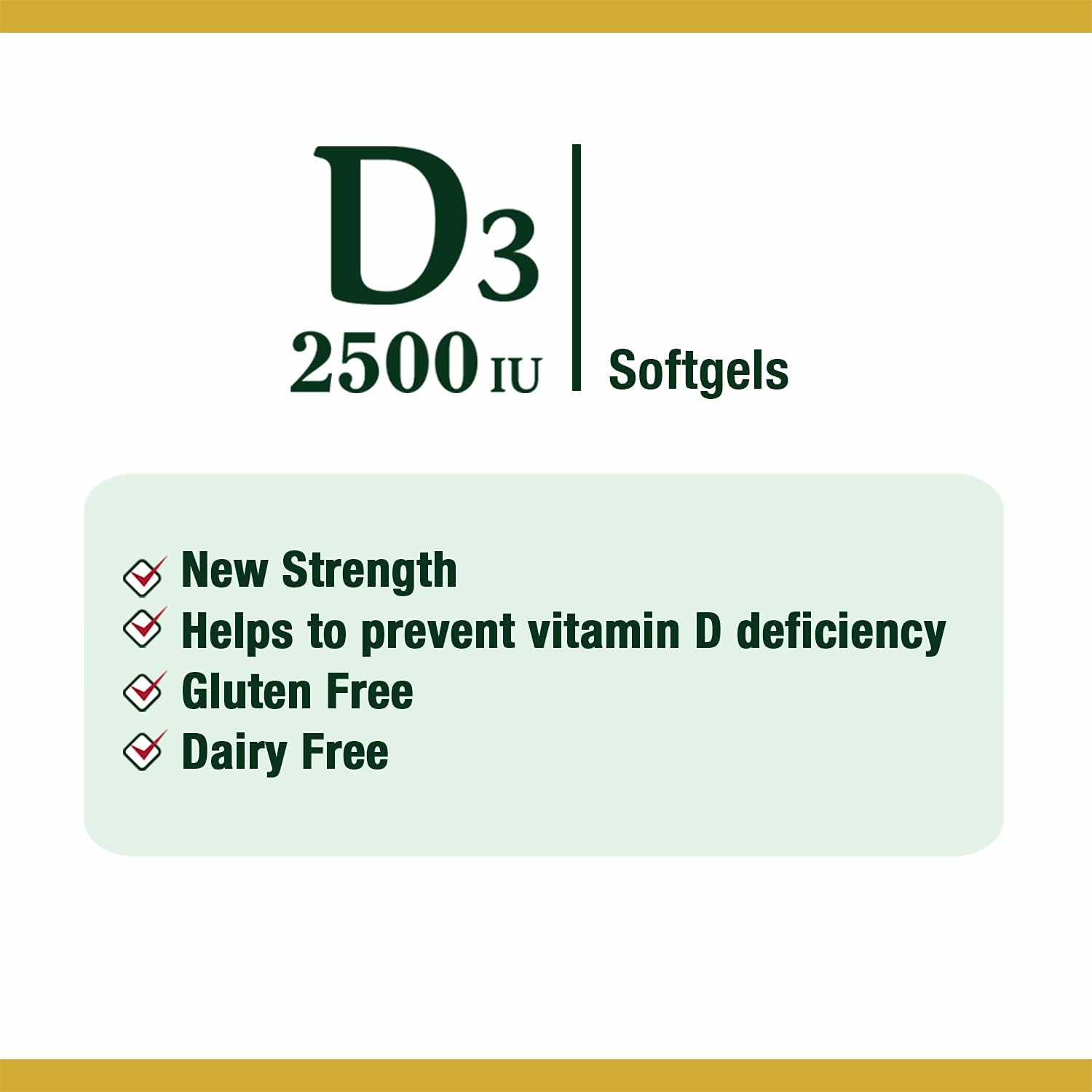 Nature's Bounty Vitamin D3 300 Softgels