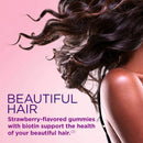 Nature's Bounty Optimal Solutions Advanced Hair, Skin, Nails - Strawberry 140 Gummies - Beauty Supplement
