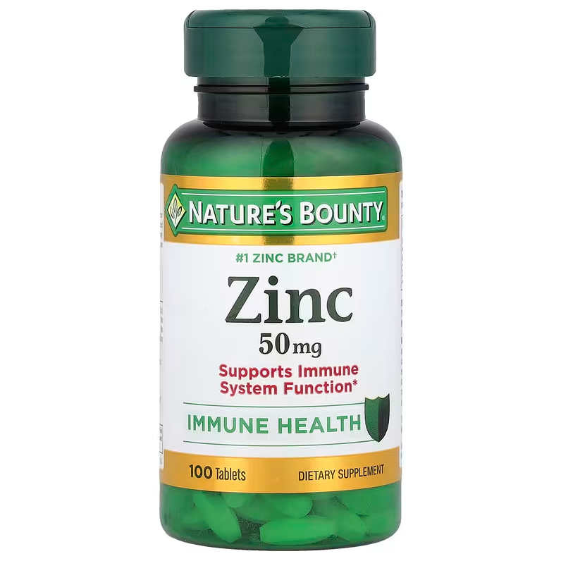 Nature's Bounty Zinc 50 mg - 300 Tablets - Zinc