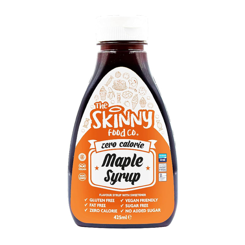 The Skinny Food Co. Zero Calorie Sugar Free Keto Syrup - Maple Syrup 425ml - Syrup