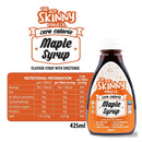 The Skinny Food Co. Zero Calorie Sugar Free Keto Syrup - Maple Syrup 425ml - - Syrup