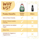 The Skinny Food Co. Zero Calorie Sugar Free Keto Syrup - Golden Syrup 425ml - - Syrup