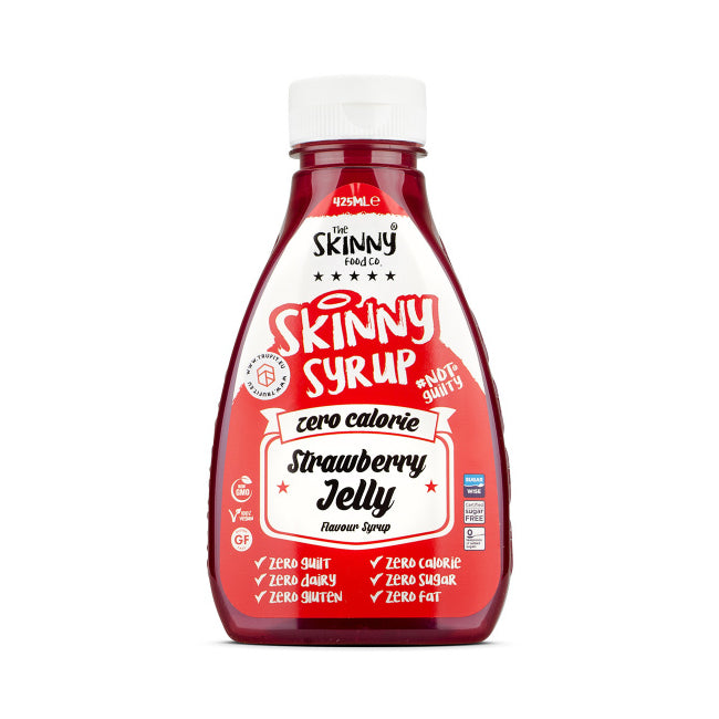 The Skinny Food Co. Zero Calorie Sugar Free Keto Syrup - Strawberry Syrup 425ml - Syrup