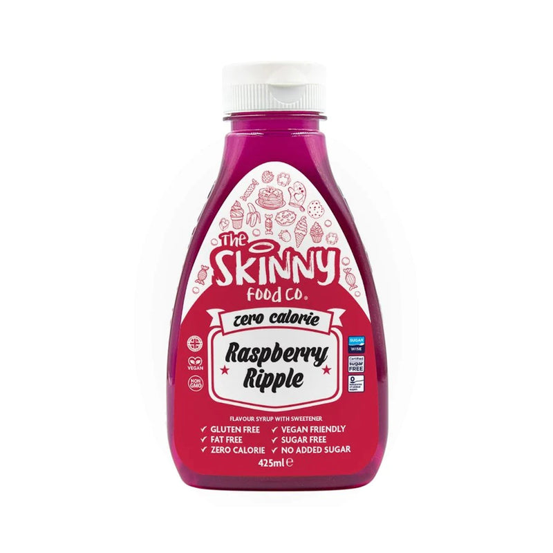 The Skinny Food Co. Zero Calorie Sugar Free Keto Syrup - Raspberry Ripple 425ml - Syrup