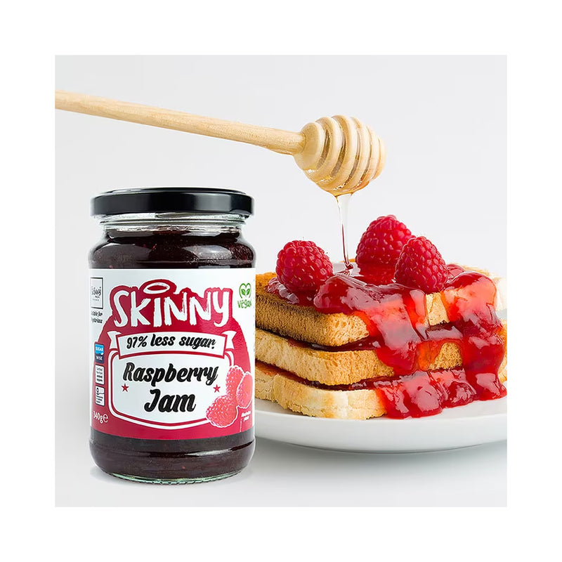 The Skinny Food Co. Reduced Sugar Jam Raspberry / 340g
