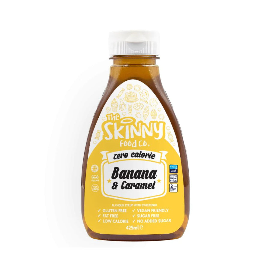 The Skinny Food Co. Zero Calorie Sugar Free Keto Syrup - Banana & Caramel 425ml - Syrup