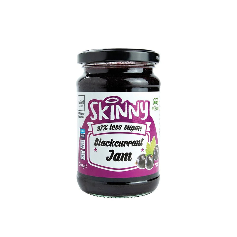 The Skinny Food Co. Reduced Sugar Jam Blackcurrant / 340g