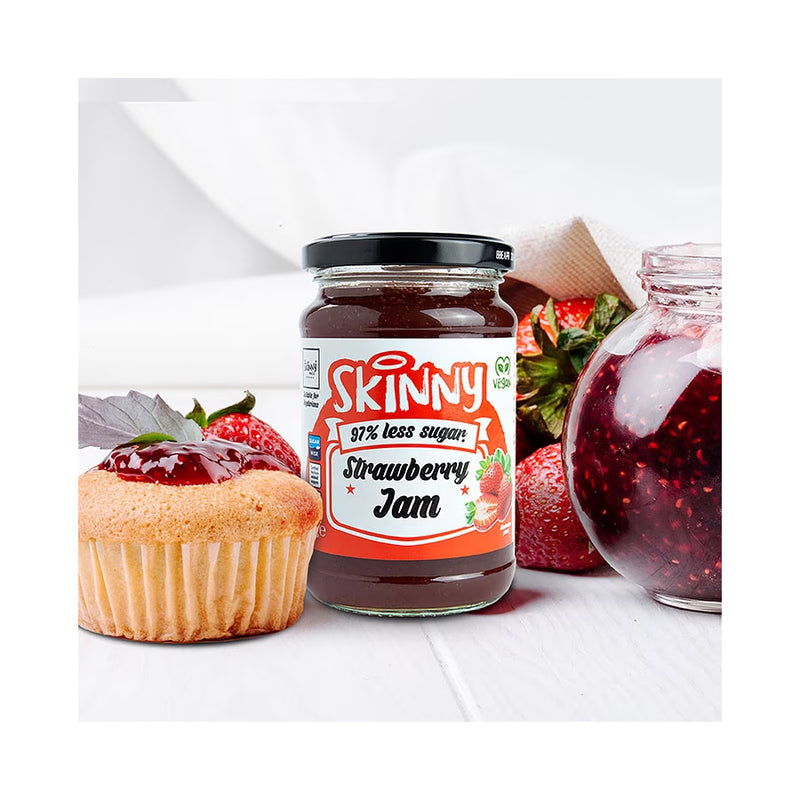 The Skinny Food Co. Reduced Sugar Jam Strawberry / 340g