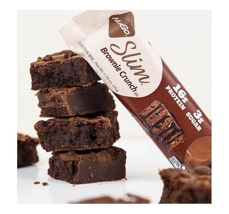 NuGo Nutrition Slim Bar Brownie Crunch / 12 pack x 45g