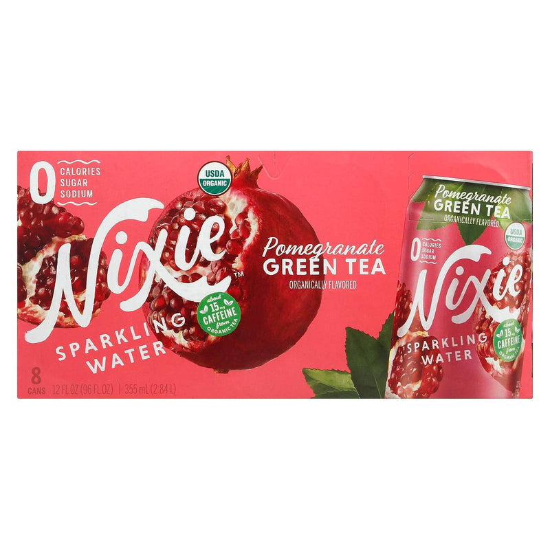 Nixie Sparkling Water Pomegranate Green Tea / 96 fl. oz