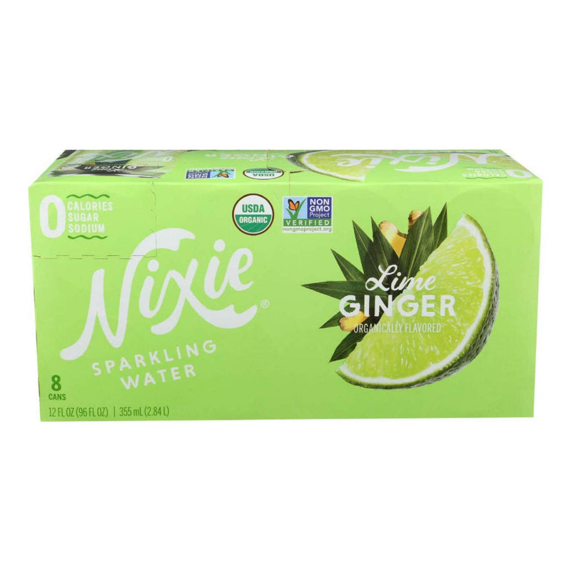 Nixie Sparkling Water Lime Ginger / 96 fl. oz