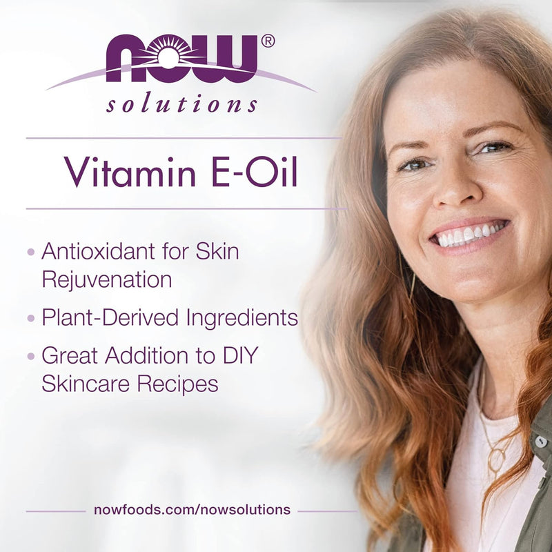 NOW Vitamin E 23,000 IU Cosmetic Oil - 30mL - Skin Care