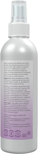 NOW Hyaluronic Acid Hydration Facial Mist - 118ml - Skin Care
