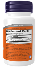 NOW 5-HTP 50mg - 30 vegetarian Capsules July 2025 - 5-HTP