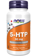 NOW 5-HTP 50mg - 90 vegetarian capsules - 5-HTP