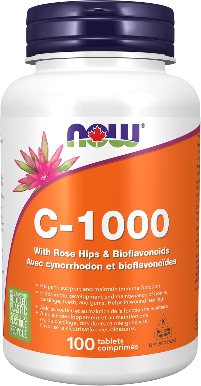 NOW C-1000 with Rose Hips & Bioflavonoids