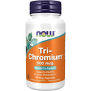 NOW Tri-Chromium 500mcg with Cinnamon Bark - 90 vegetarian capsules - Minerals
