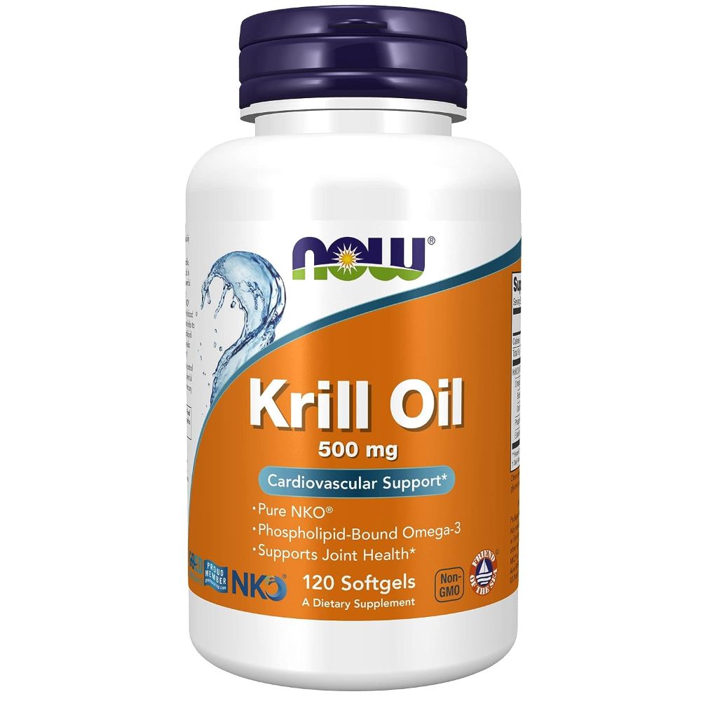 NOW Krill Oil 500 mg - 120 softgels - Joint Health