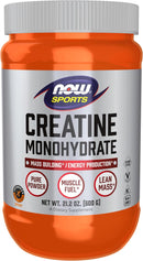 NOW Creatine Monohydrate Powder - 600g - Creatine