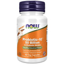 NOW Probiotic-10™ 50 Billion - 50 vegetarian capsules - Probiotics