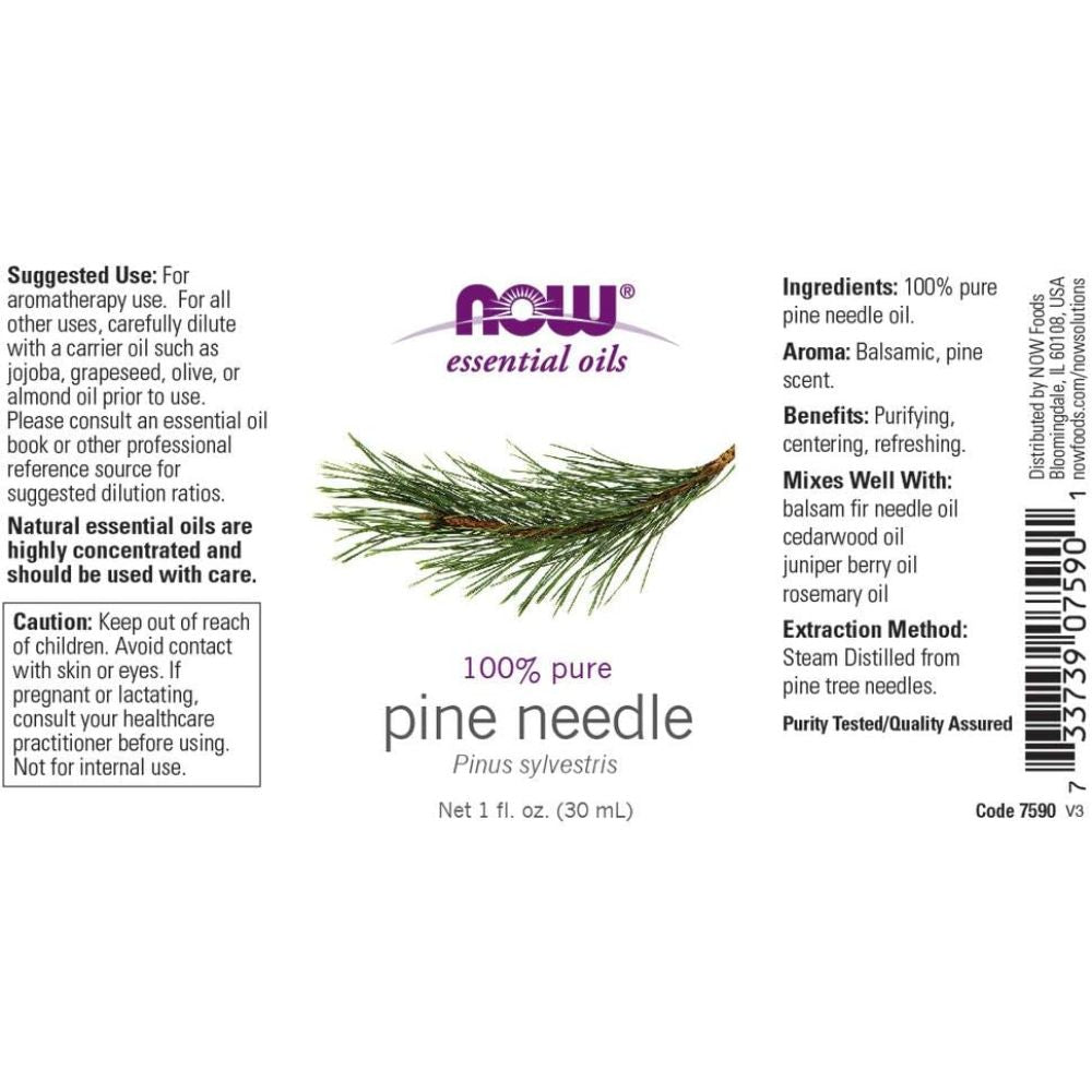 NOW Pine Needle Oil 30ml - Pine - Skin Care