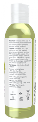 NOW Grape Seed Oil 100% Pure - 473mL - Skin Care