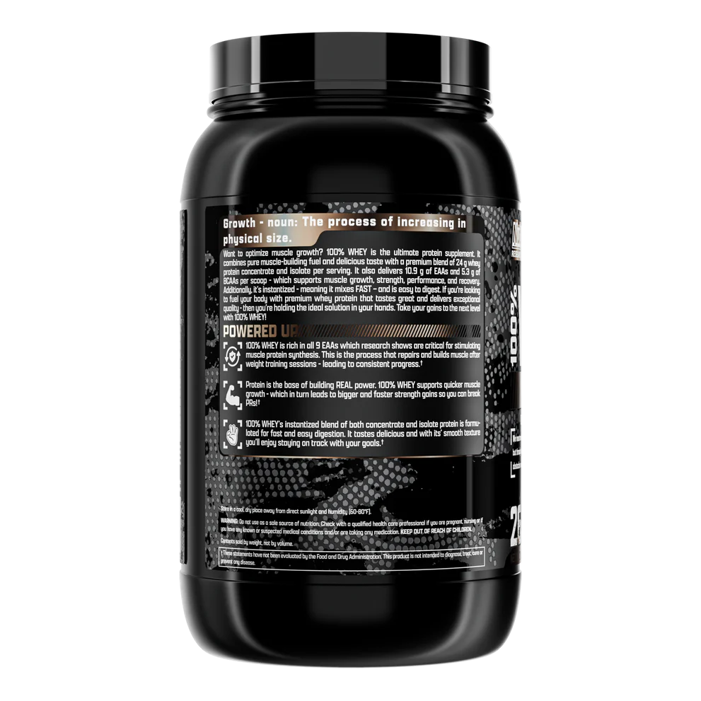 Nutrex Research 100% Whey - Cookies & Cream 2lbs - Protein Powder