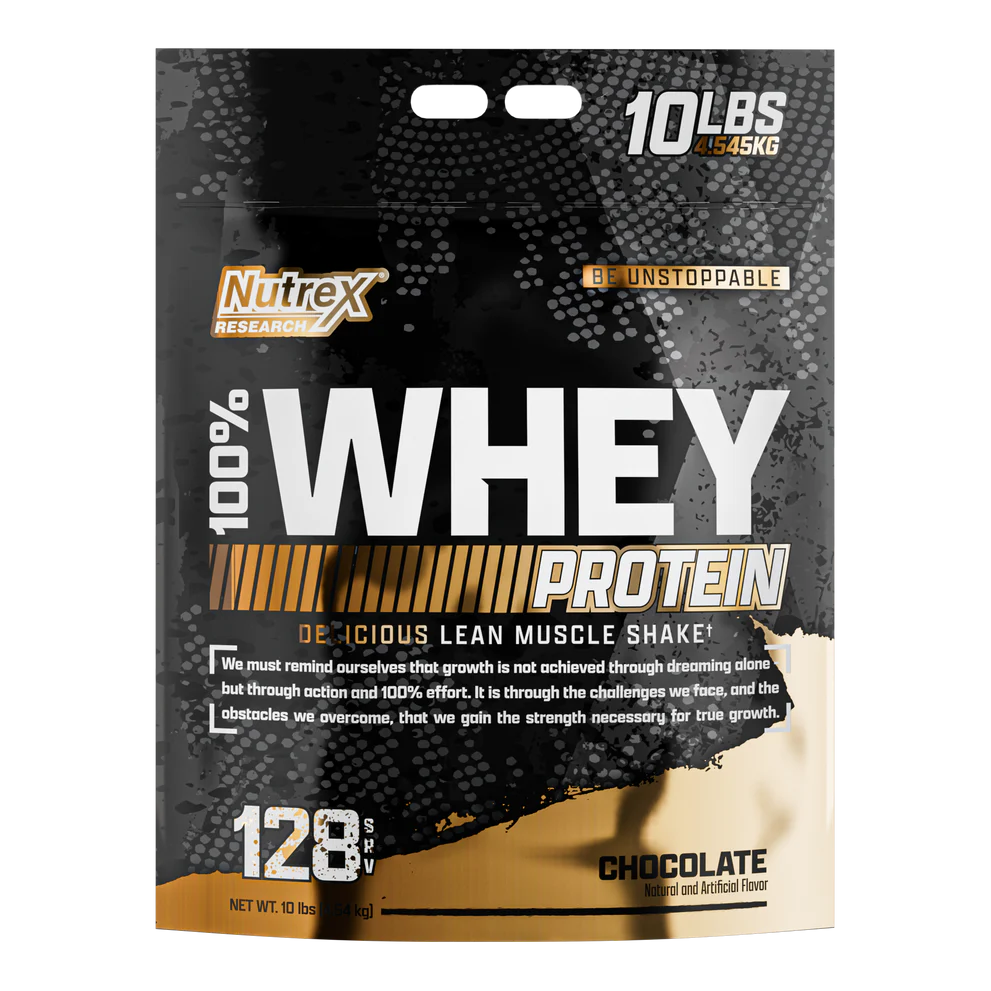 Nutrex Research 100% Whey - Chocolate 10lbs - Protein Powder