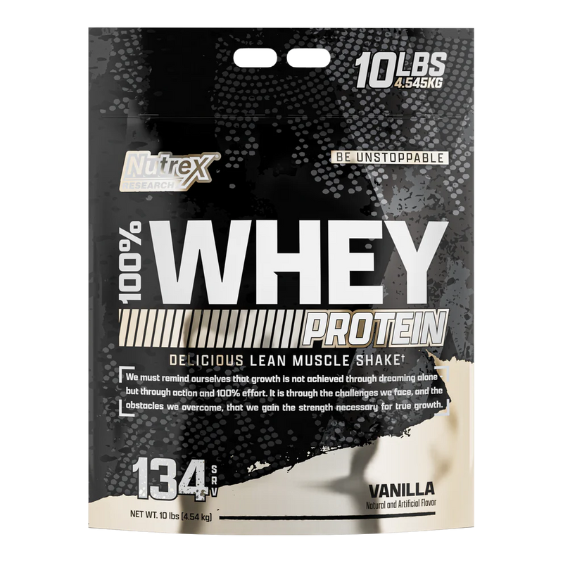 Nutrex Research 100% Whey - Vanilla 10lbs - Protein Powder