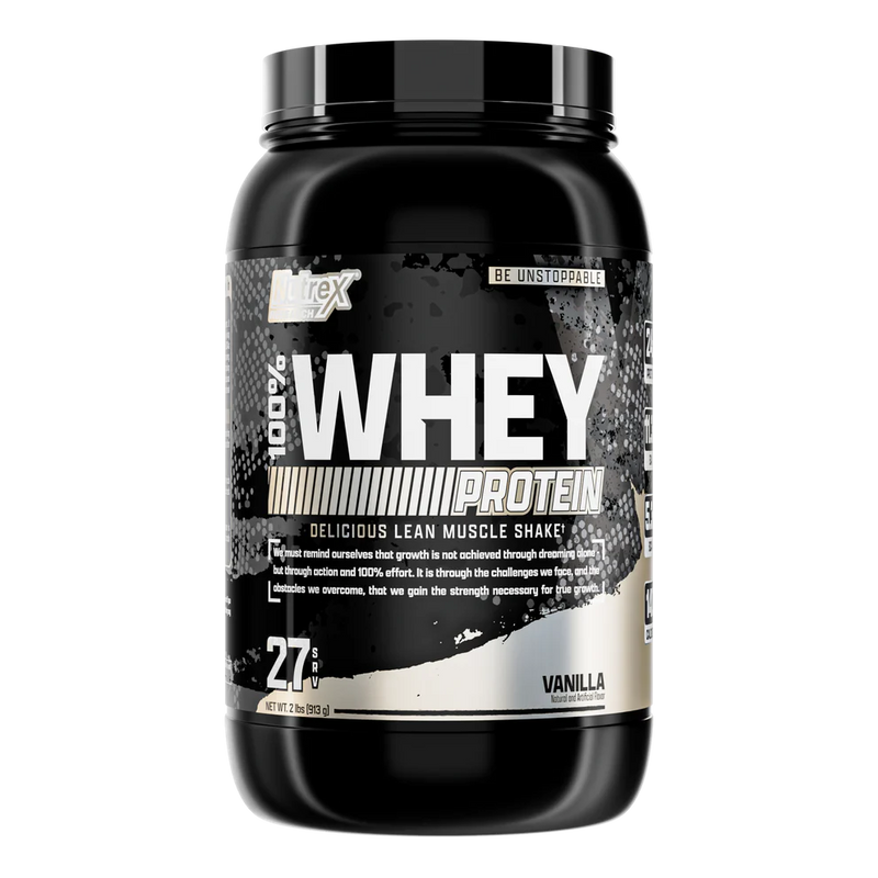 Nutrex Research 100% Whey - Vanilla 2lbs - Protein Powder