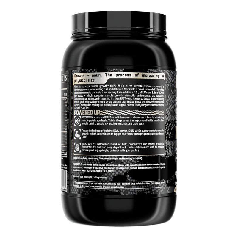 Nutrex Research 100% Whey - Vanilla 2lbs - Protein Powder