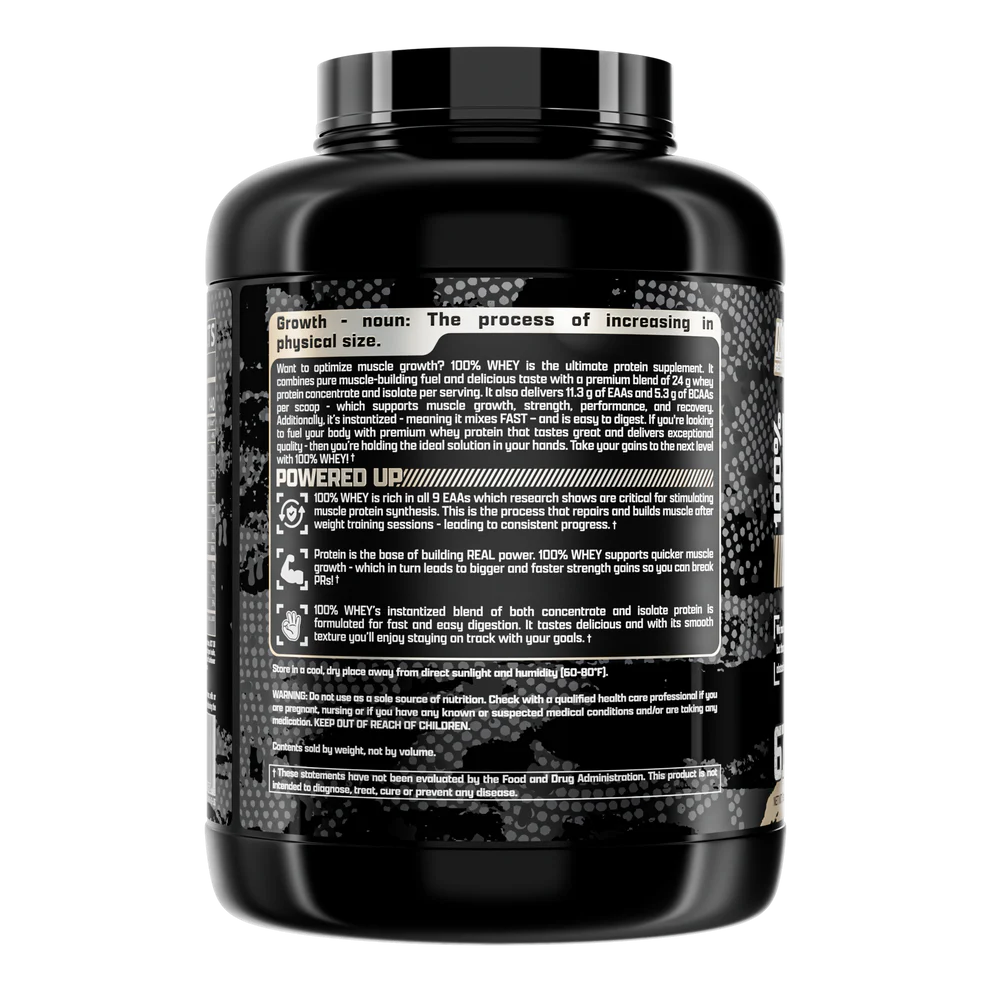 Nutrex Research 100% Whey - Vanilla 5lbs - Protein Powder