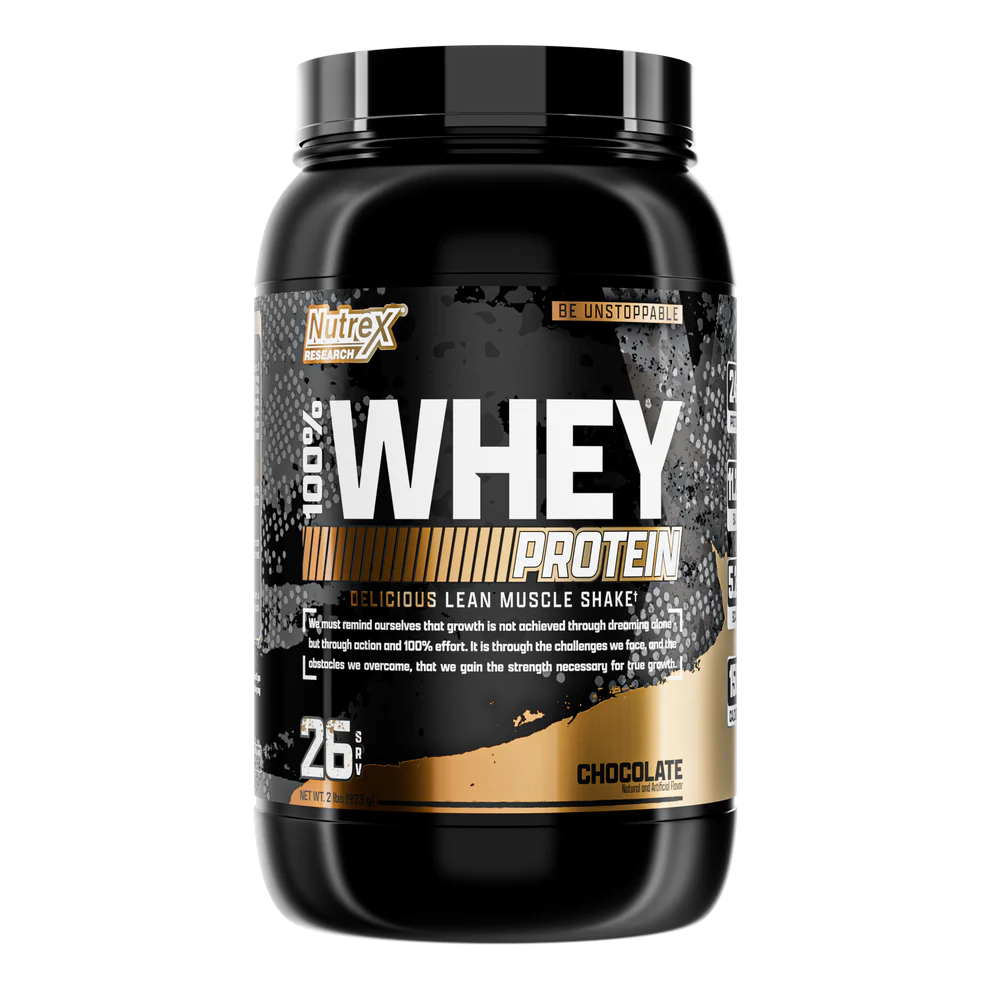 Nutrex Research 100% Whey - Chocolate 2lbs - Protein Powder