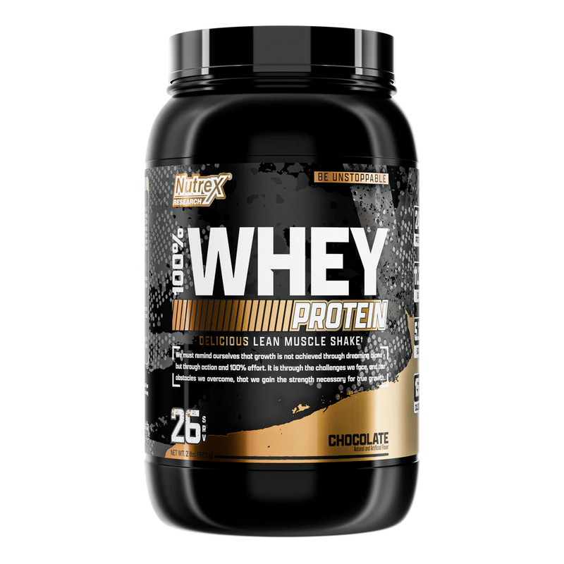 Nutrex Research 100% Whey - Chocolate 2lbs - Protein Powder