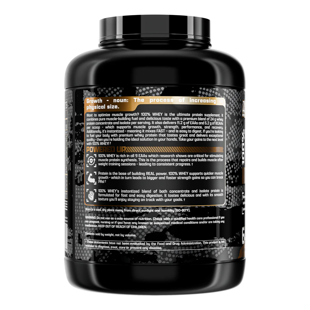 Nutrex Research 100% Whey - Chocolate 5lbs - Protein Powder