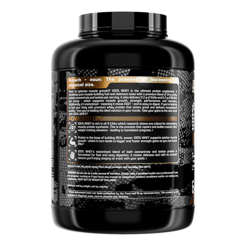 Nutrex Research 100% Whey - Chocolate 5lbs - Protein Powder