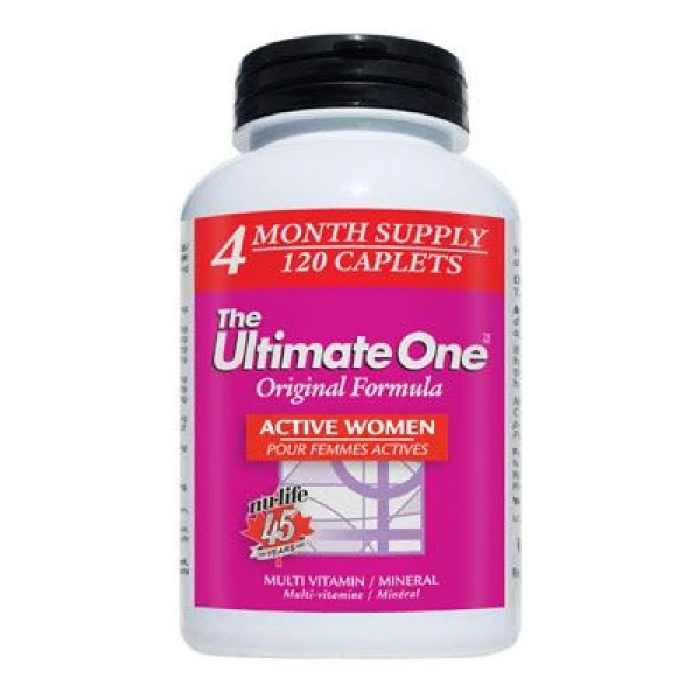 Nu-Life The Ultimate One Active Women - 120 Caplets - Women's Health