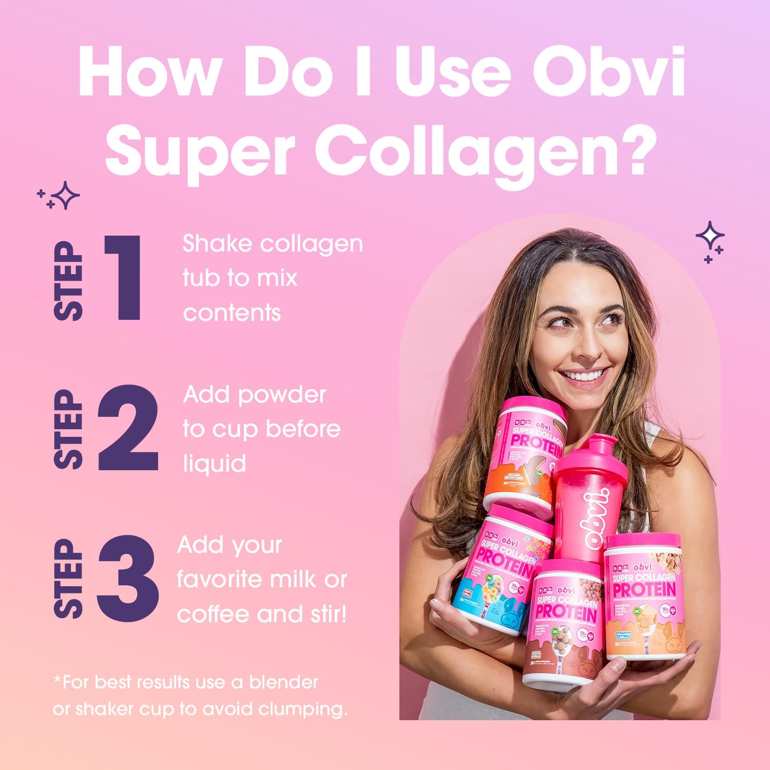 OBVI. | Super Collagen Protein - Unflavored 30 servings - Collagen