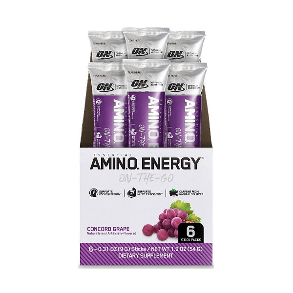 Optimum Nutrition Essential Amino Energy Concord Grape / 6 x 9g