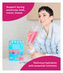 Organika Electrolytes Sachets - Wild Raspberry 20-Pack - Electrolytes