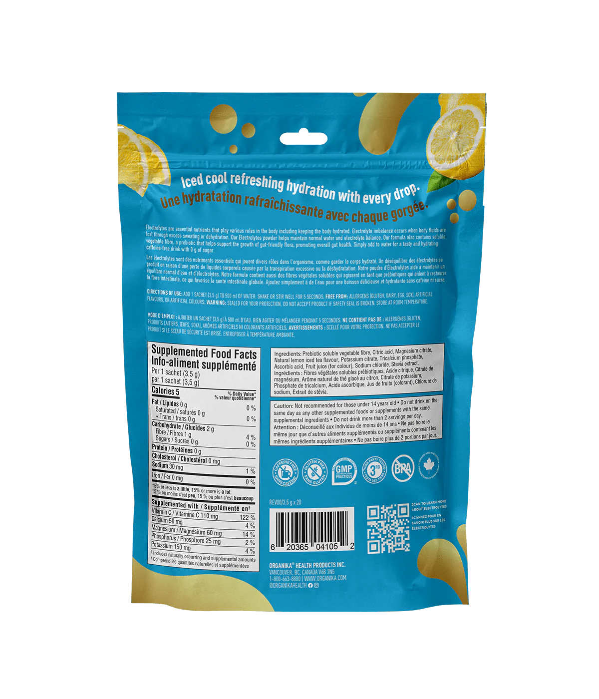 Organika Electrolytes Sachets