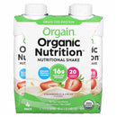 Orgain Organic Grassfed Protein Shake - Strawberries & Cream 4 PACK - 44 fl. oz - Protein Shake