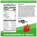 Orgain Organic Grassfed Protein Shake - Strawberries & Cream 4 PACK - 44 fl. oz - Protein Shake